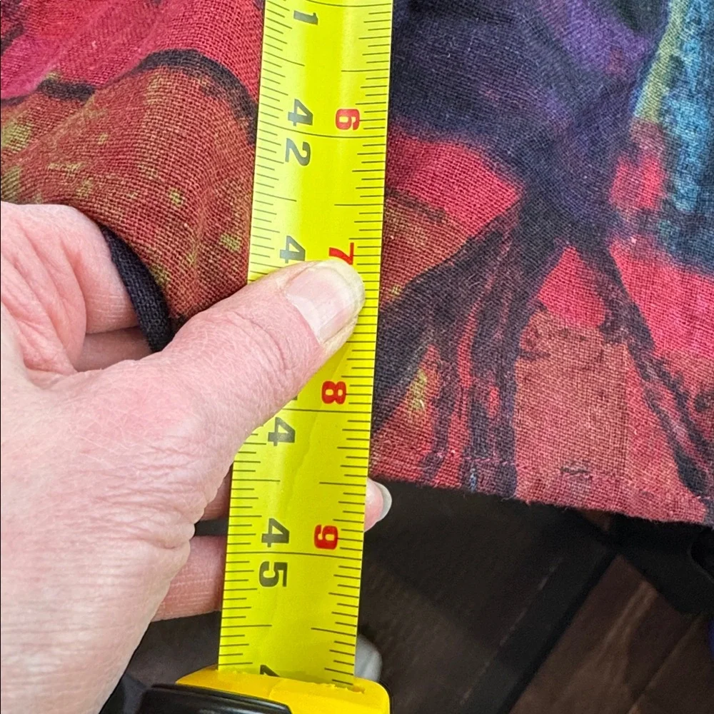 Fabulous 100% Linen Floral Maxi Dress - Picture 10 of 11